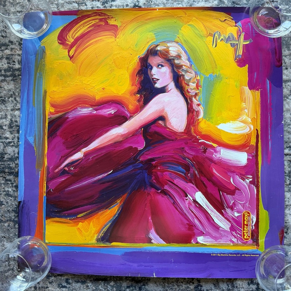 Taylor Swift Peter Max Speak Now Lithograph Unsigned
